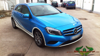 carwrapping Mercedes-Aklasse glanz-weiss 01