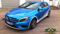 carwrapping Mercedes-Aklasse glanz-weiss 03