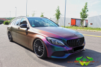 wrappsta.de-carwrapping-vollfolierung-Mercedes S205-colorflow lightning ridge satin-glanz schwarz-13