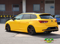 wrappsta.de-carwrapping-vollfolierung-Seat Leon Cupra Kombi-Dark yellow Glanz-03