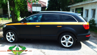wrappsta.de carwrapping-autofolierung audi-q7 matt-schwarz gold-orange 08