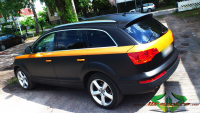 wrappsta.de carwrapping-autofolierung audi-q7 matt-schwarz gold-orange 11