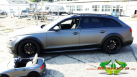 wrappsta.de carwrapping-vollfolierung Audi-A6-Allroad Charcoal-Matte Glanz-Schwarz 012