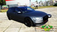 wrappsta.de carwrapping-vollfolierung Audi-A6-Allroad Charcoal-Matte Glanz-Schwarz 018