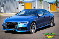 wrappsta.de carwrapping-vollfolierung Audi-RS7 Satin-Metallic-Dark-Blue Black-Brushed 01