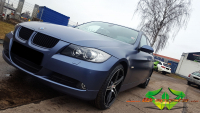 wrappsta.de carwrapping-vollfolierung BMW-320i-E90 Satin-Metallic-Grey-Blue 011