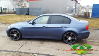 wrappsta.de carwrapping-vollfolierung BMW-320i-E90 Satin-Metallic-Grey-Blue 02