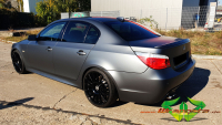 wrappsta.de carwrapping-vollfolierung BMW-E60 Satin-Matte-Charcoal-Metallic 04