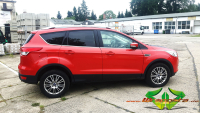 wrappsta.de carwrapping-vollfolierung Ford-Kuga Red-Diamond Raven-Black-Carbon 06