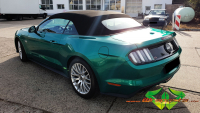 wrappsta.de carwrapping-vollfolierung Ford-Mustang-Convertible-5.0 Pearl-Dark-Green 05