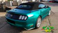wrappsta.de carwrapping-vollfolierung Ford-Mustang-Convertible-5.0 Pearl-Dark-Green 07