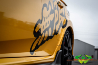 wrappsta.de carwrapping-vollfolierung Honda-Civic-Type-R Dark-Yellow Glanz-Schwarz 15