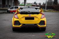 wrappsta.de carwrapping-vollfolierung Honda-Civic-Type-R Dark-Yellow Glanz-Schwarz 4