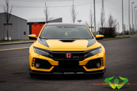 wrappsta.de carwrapping-vollfolierung Honda-Civic-Type-R Dark-Yellow Glanz-Schwarz 8