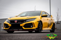 wrappsta.de carwrapping-vollfolierung Honda-Civic-Type-R Dark-Yellow Glanz-Schwarz 9