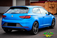 wrappsta.de carwrapping-vollfolierung Seat-Leon-Cupra-300 Matt-Iced-Blue-Titanium 114
