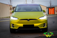 wrappsta.de carwrapping-vollfolierung Tesla-Model-X Matt-Iced-Yellow-Titanium 2