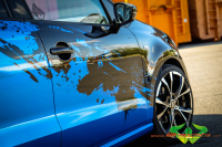 wrappsta.de carwrapping-vollfolierung VW-Polo-2014 Indulgent-Blue Scheibentoenung 011