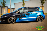 wrappsta.de carwrapping-vollfolierung VW-Polo-2014 Indulgent-Blue Scheibentoenung 02