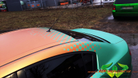 wrappsta.de carwrapping-vollfolierung mazda-3-emerald-green blaze-orange 12