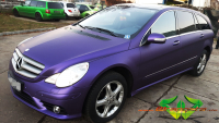 wrappsta.de carwrapping-vollfolierung mercedes-r-klasse matte-metallic-purple 05