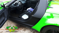 wrappsta.de carwrapping-vollfolierung smart-roadster gruen-glanz matte-schwarz 011