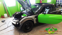 wrappsta.de carwrapping-vollfolierung smart-roadster gruen-glanz matte-schwarz 013